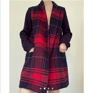 plaid winter jacket